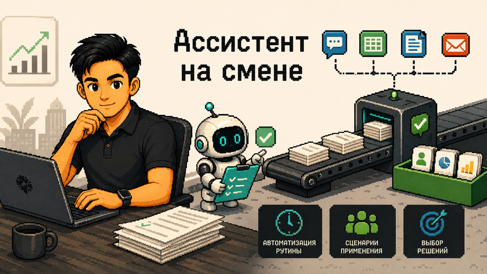 AI-ассистент наводит порядок в офисных задачах, письмах и данных